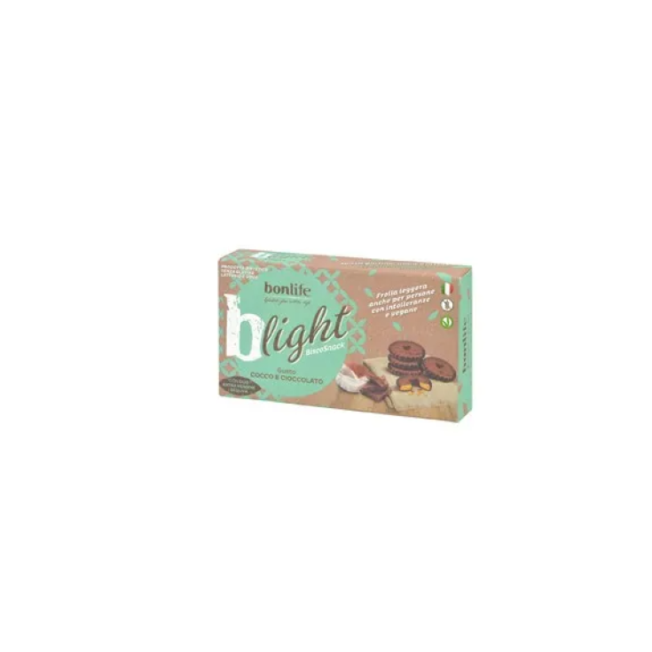 BonLife Biscosnack Blight Biscuits sans gluten à la noix de coco et au chocolat 4x10g