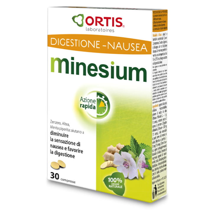 Minesium Digestion Nausées Complément Alimentaire 30 Comprimés