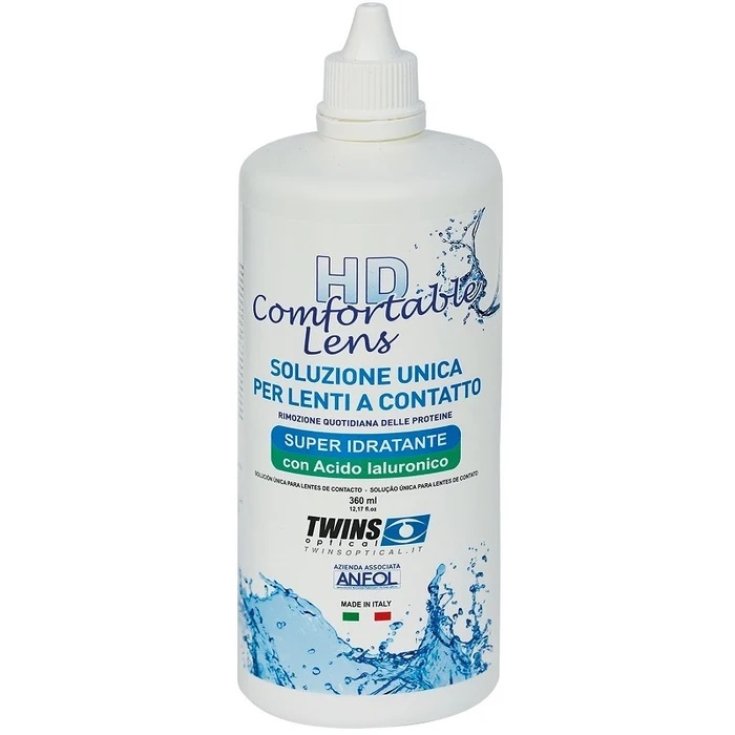 HD Comfort Lens Solution unique pour les lentilles de contact de 360 ml