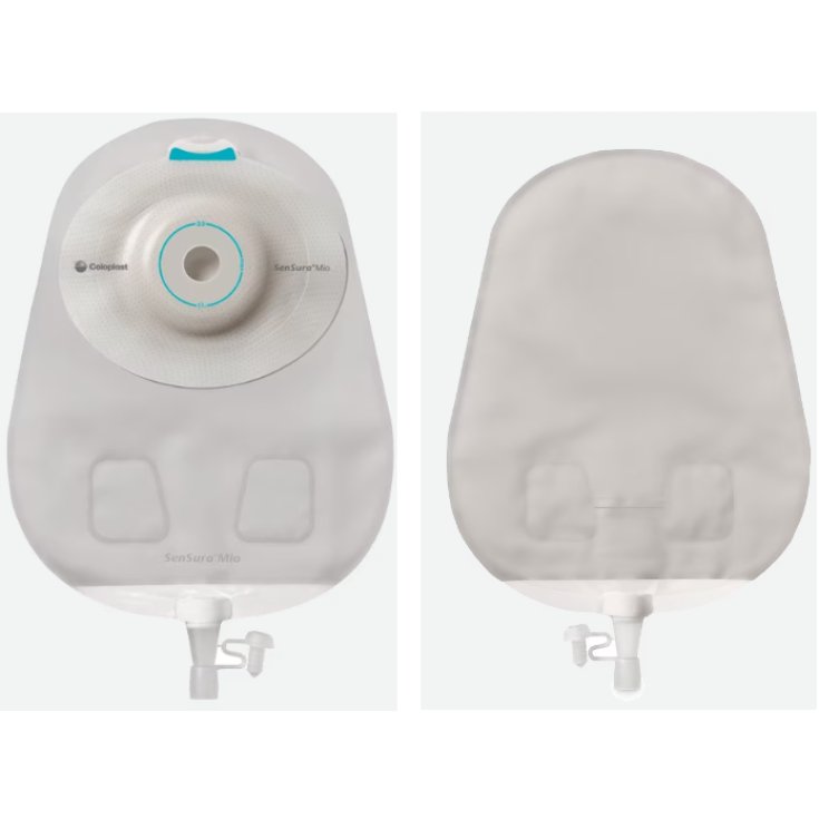 Coloplast Sensura Mio Click Sac d'urostomie Taille M Transparent 10-43mm