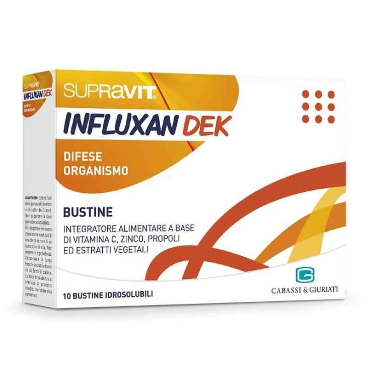 Influxan Dek Complément Alimentaire 10 Sachets Hydrosolubles