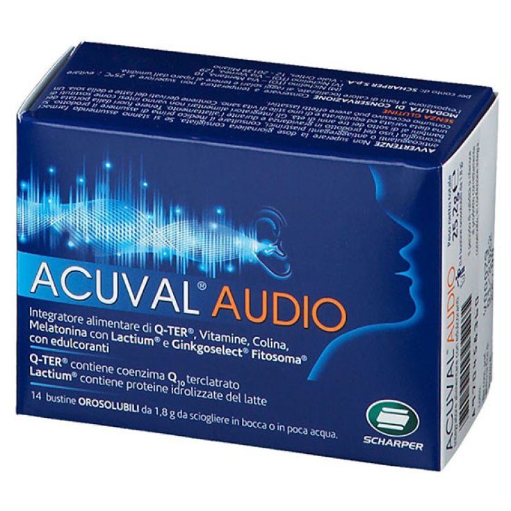 Acuval Audio Complément Alimentaire 14 Sachets