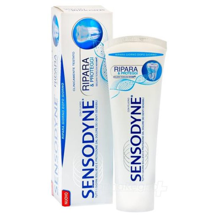 SENSODYNE RÉPARE ET PROTÈGE LES BOSSES 75