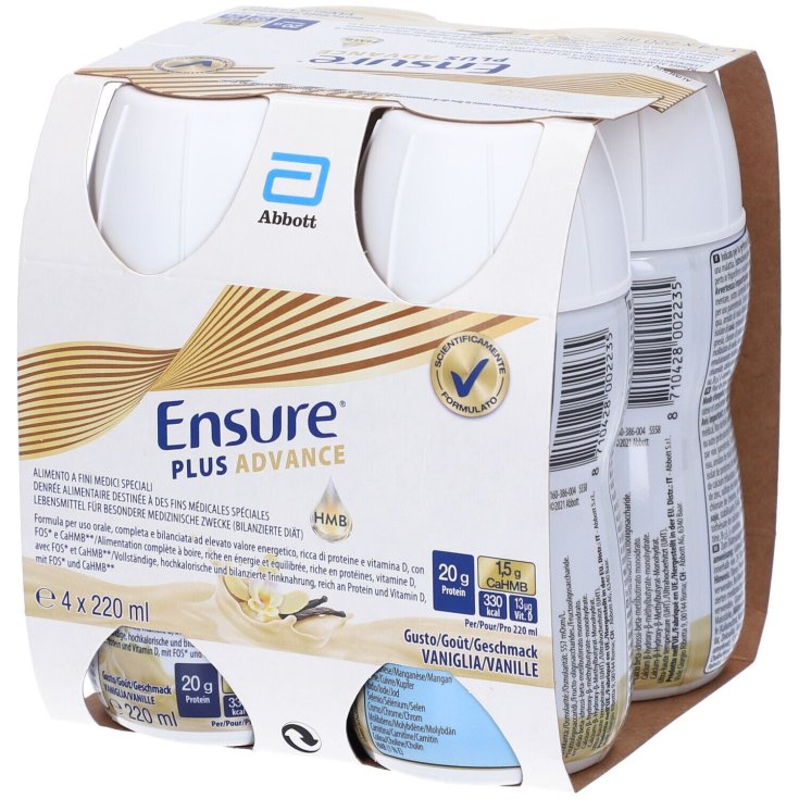 Ensure PLUS ADVANCE Vanille Abbott 4x220ml