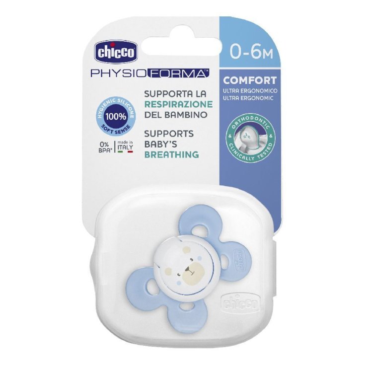 PhysioForma™ Sucette Confort 0-6m Silicone Bébé Chicco® 1 Pièce