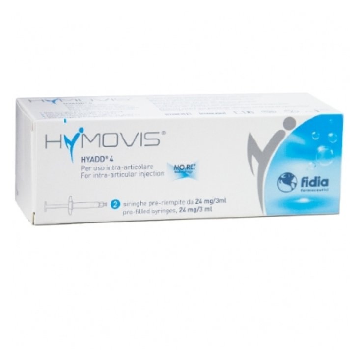Hymovis® 24mg/3ml Fidia 2 seringues luer-lock pré-remplies