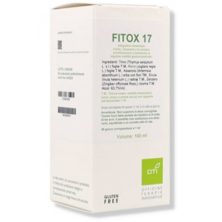 Oti Fitox 17 Gouttes Complément Alimentaire 100ml