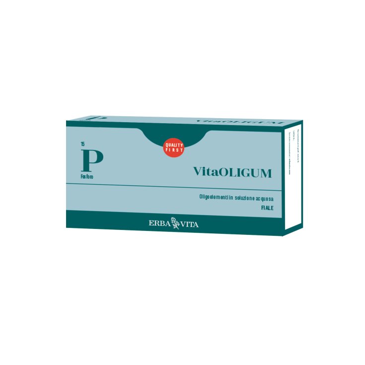 ErbaVita Vitaoligum Phosphore Complément Alimentaire 20 Ampoules