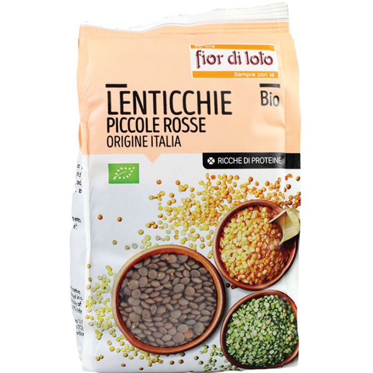 Fior Di Loto Petites Lentilles Rouges Italie Bio 400g