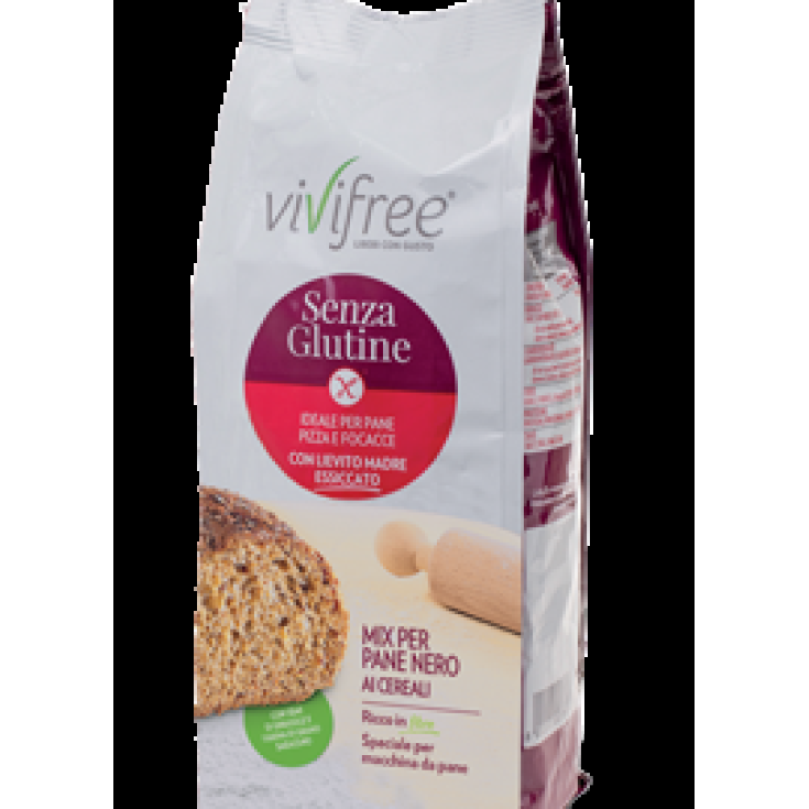 ViviFree Mix Pour Pain Noir Sans Gluten 500g