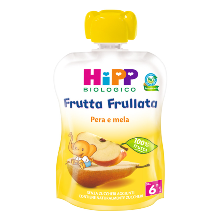 HiPP Purée de Fruits Bio Poire et Pomme 90g