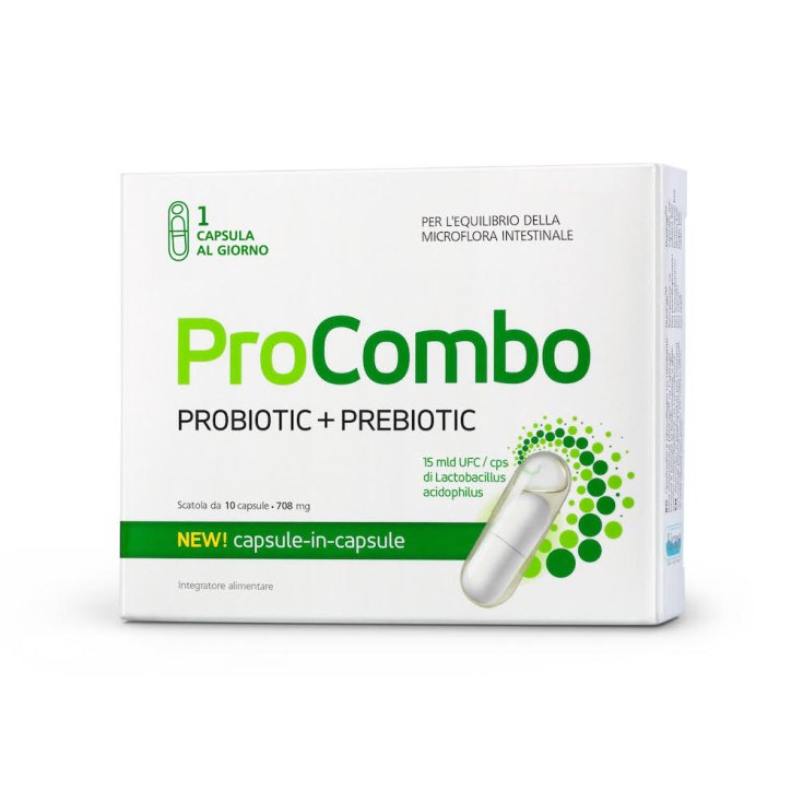 Procombo Prébiotique + Prébiotique Complément Alimentaire 10 Gélules