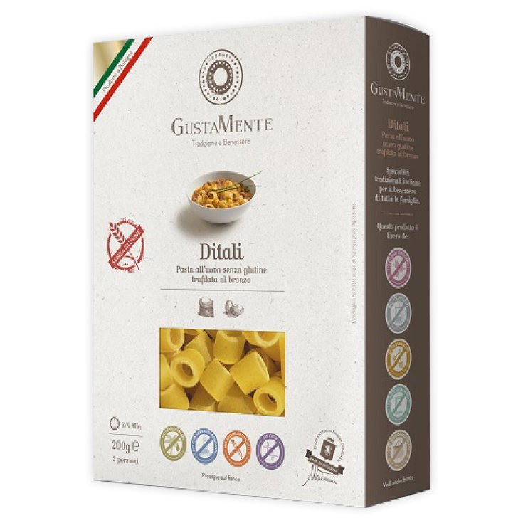 GustaMente Bronze Dessiné Dés À Coudre Pâtes Sans Gluten 200g