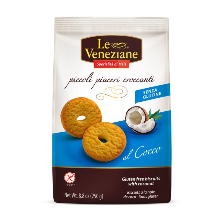 Le Veneziane Biscuits à la Noix de Coco Sans Gluten 250g