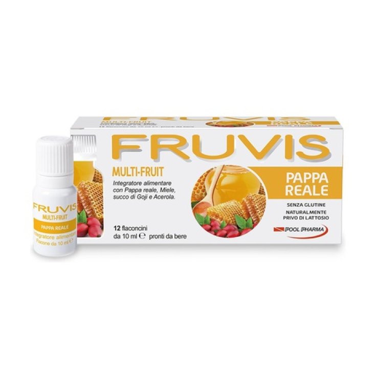 Fruvis Gelée Royale Complément Alimentaire 12 Bouteilles