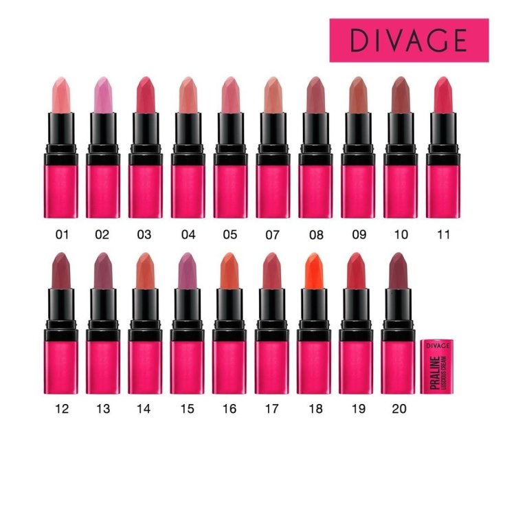 Divage Rouge à Lèvres Crémeux Praliné 3616