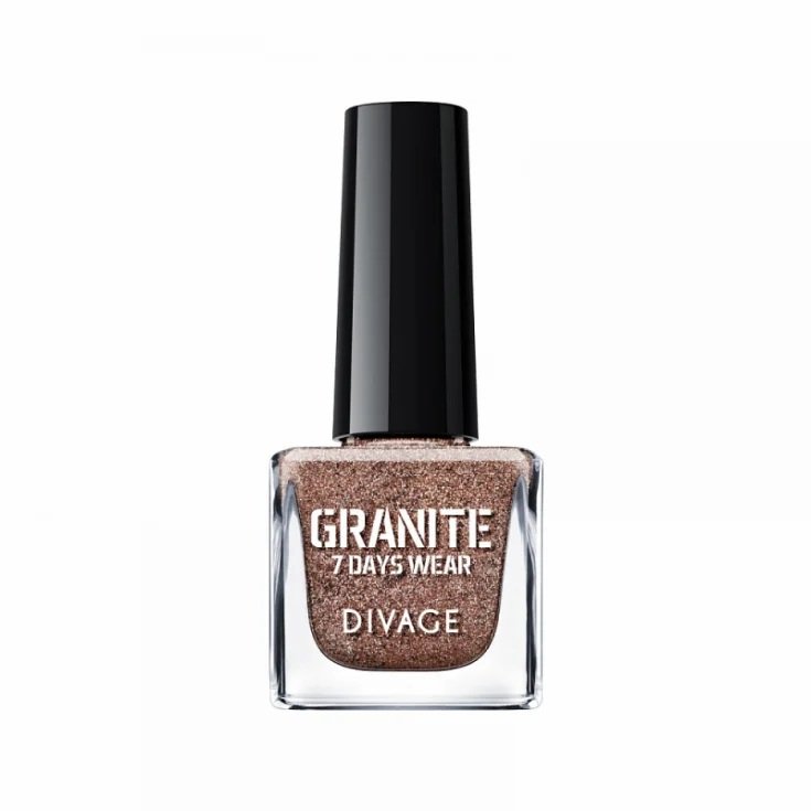 Divage Granite Vernis à Ongles Effet Granit 08 Brun Doux