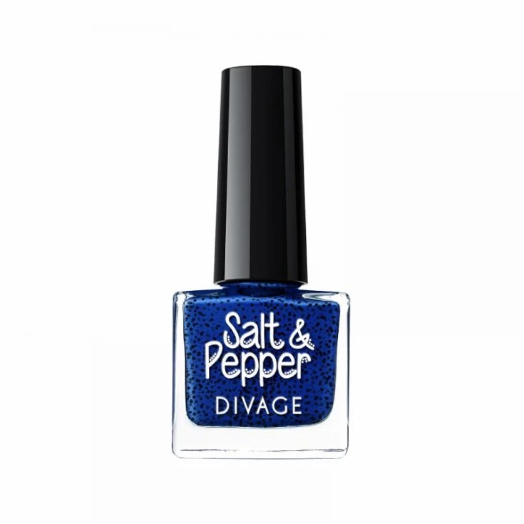 Divage Salt & Pepper Vernis à Ongles Effet Sel-Poivre 15 Bleu Nuit Divage Salt & Pepper Vernis à Ongles Effet Sel-Poivre 15 Bleu Nuit