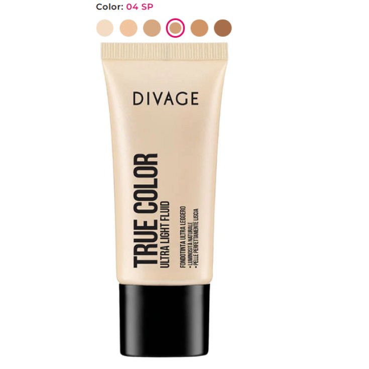 Divage True Color Fond de Teint Fluide Ultra Léger 04 Beige