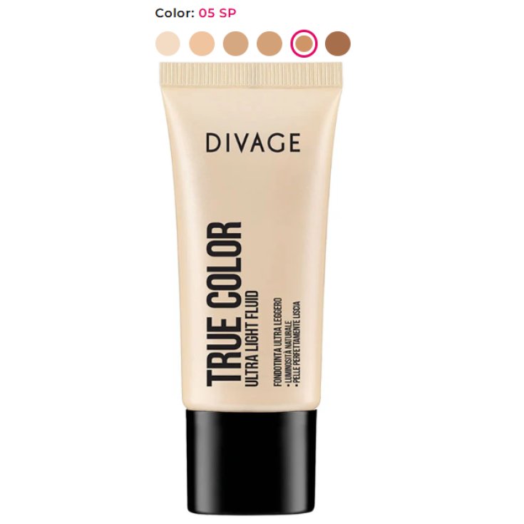 Divage True Color Fond de Teint Fluide Ultra Léger 05 Beige Clair