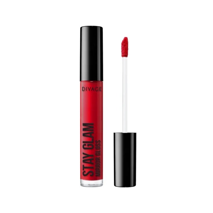 Divage Stay Glam Brillant à Lèvres Effet Miroir 3 Rouge Foncé