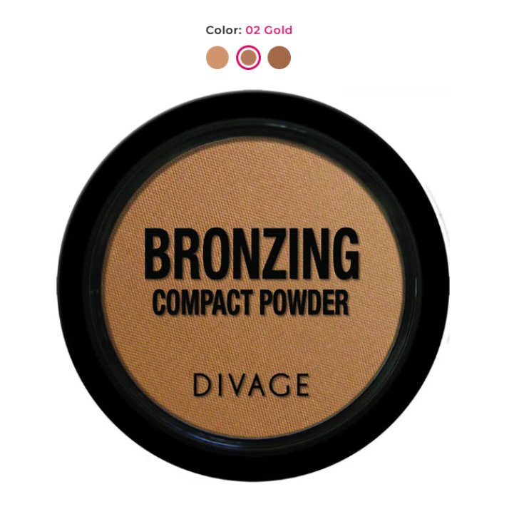 Poudre Bronzante Compacte Divage Bronzing 02 Or