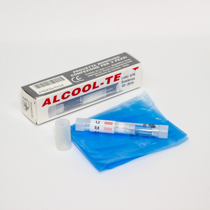 Test d'alcool Jetable Vial Cec Chromium Free 2 Test