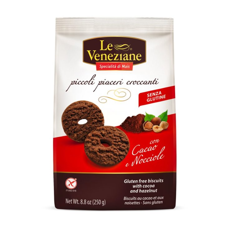 Molino Di Ferro Le Veneziane Biscuits Cacao Et Noisette Sans Gluten 250g