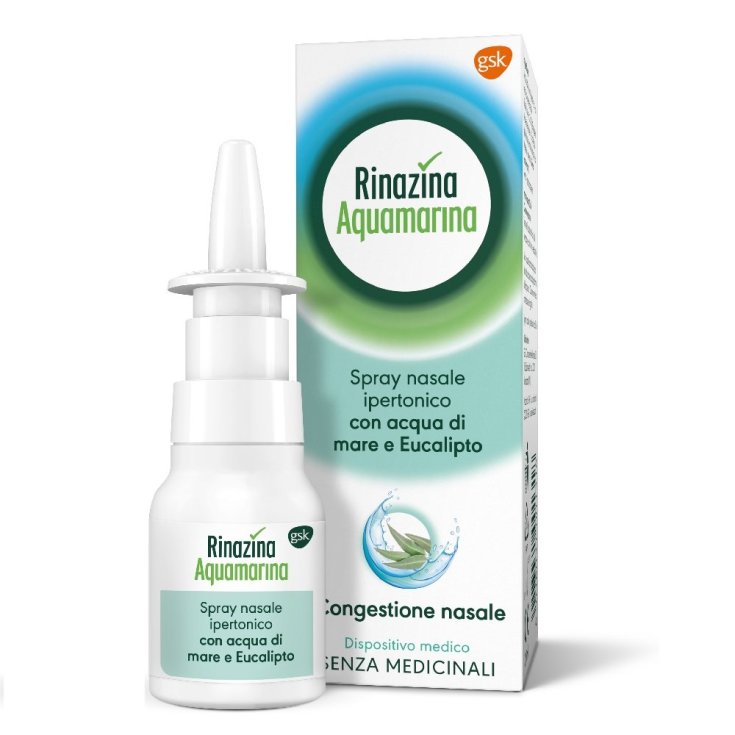 Solution nasale hypertonique aigue-marine Rinazina