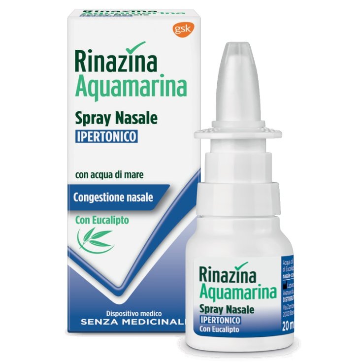 Solution nasale hypertonique aigue-marine Rinazina