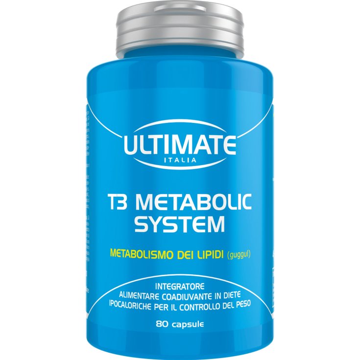 Ultimate Wellness T3 Metabolic System Complément alimentaire pour le contrôle du poids 80 gélules