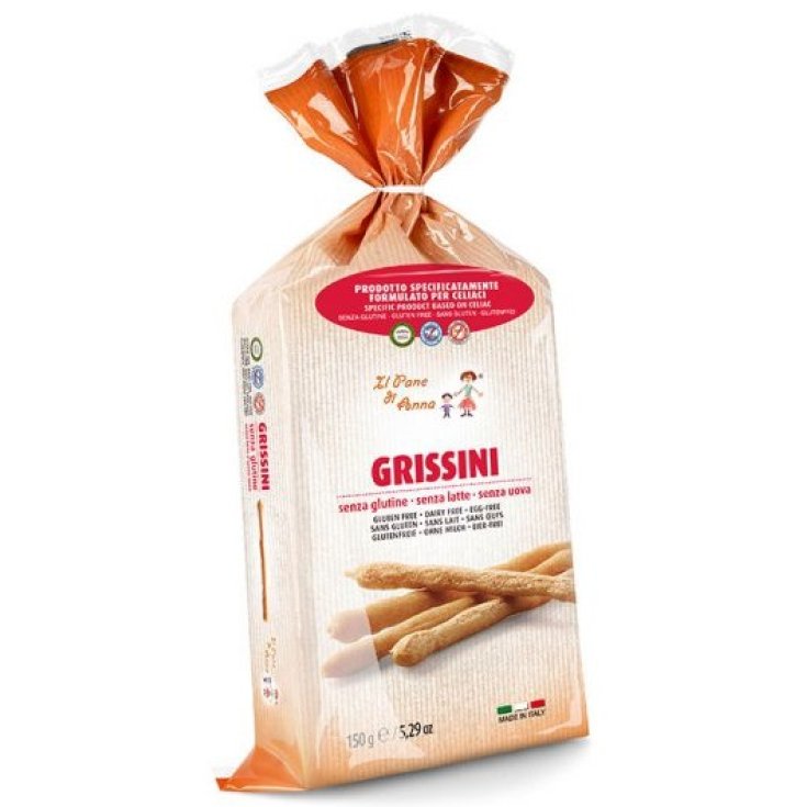 Il Pane Di Anna Gressins Sans Gluten Sans Lait Oeufs 150g