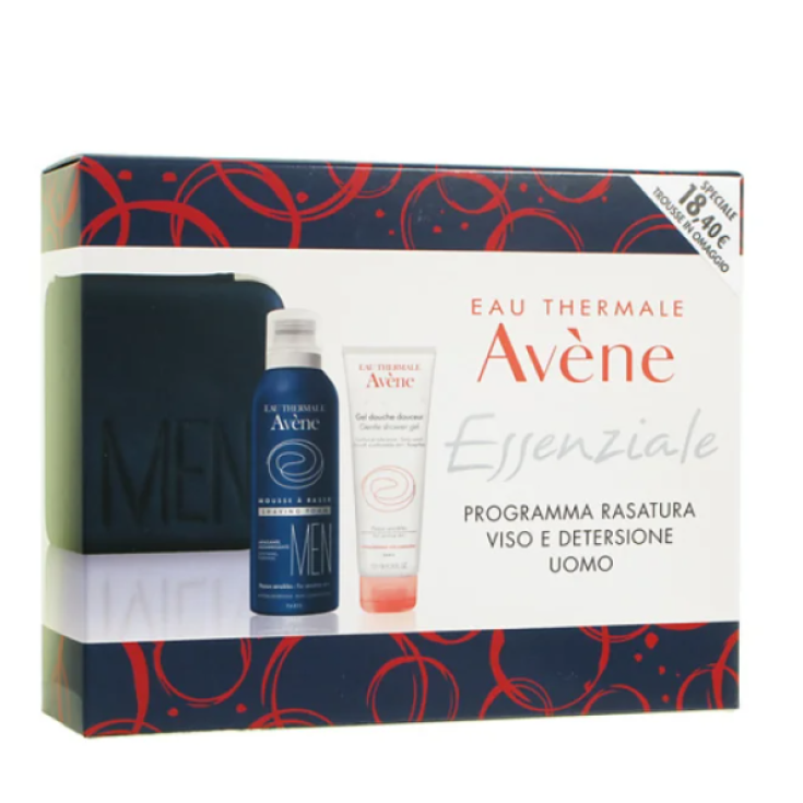 Coffret Rasage Nettoyant Essentiel Avène Avec Trousse Offerte