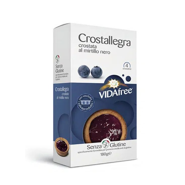 VidaFree Crostallegra Myrtille Sans Gluten 180g