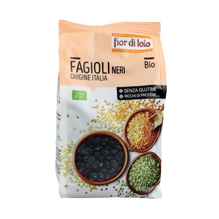 Fior Di Loto Haricots Noirs Bio Sans Gluten 400g