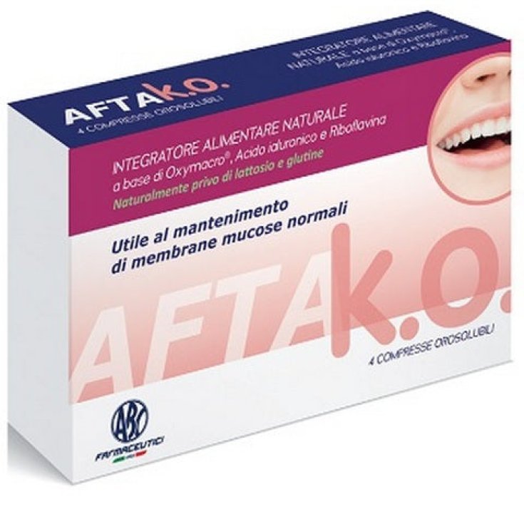Abc Farmaceutici Aftako Complément Alimentaire 4 Comprimés Orosolubles