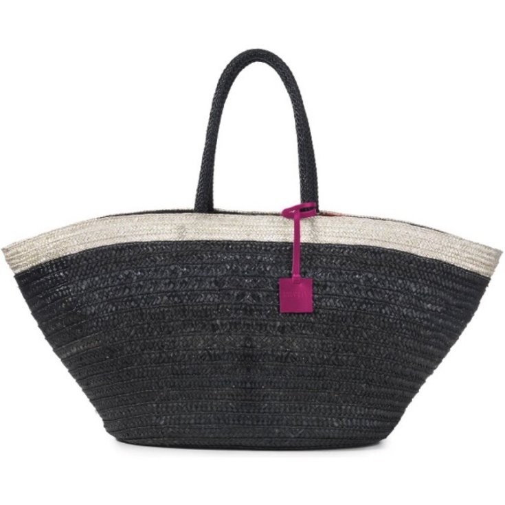 Panier Emanuela Biffoli Blanc / Noir