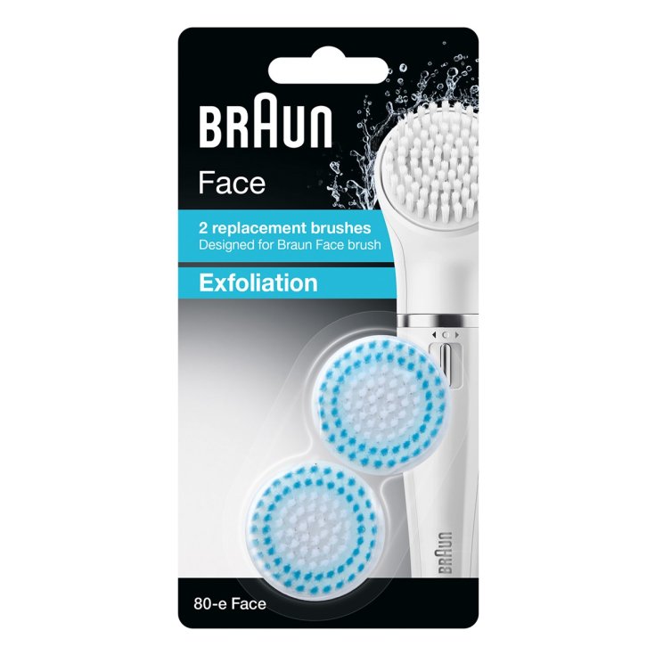 Braun Face SE80 Et Brosses De Rechange Exfoliantes
