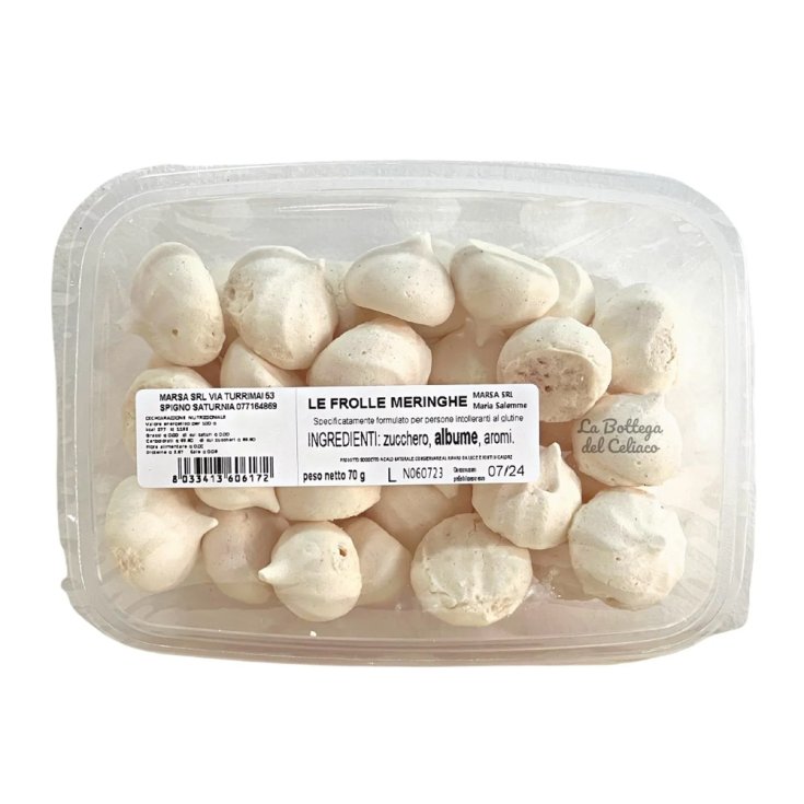 Maria Salemme La Frolle Meringues Sans Gluten 70g