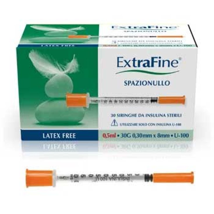 Seringue Insuline Extrafine 0.5ml 100ui G30 30 Seringues