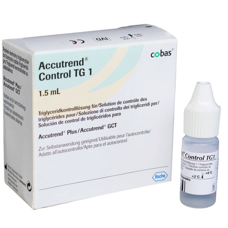 Solution de contrôle des triglycérides Accutrend Control TG 1