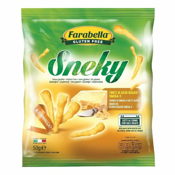 Farabella Sneky Snacks Salés Goût Fromage Sans Gluten 50g