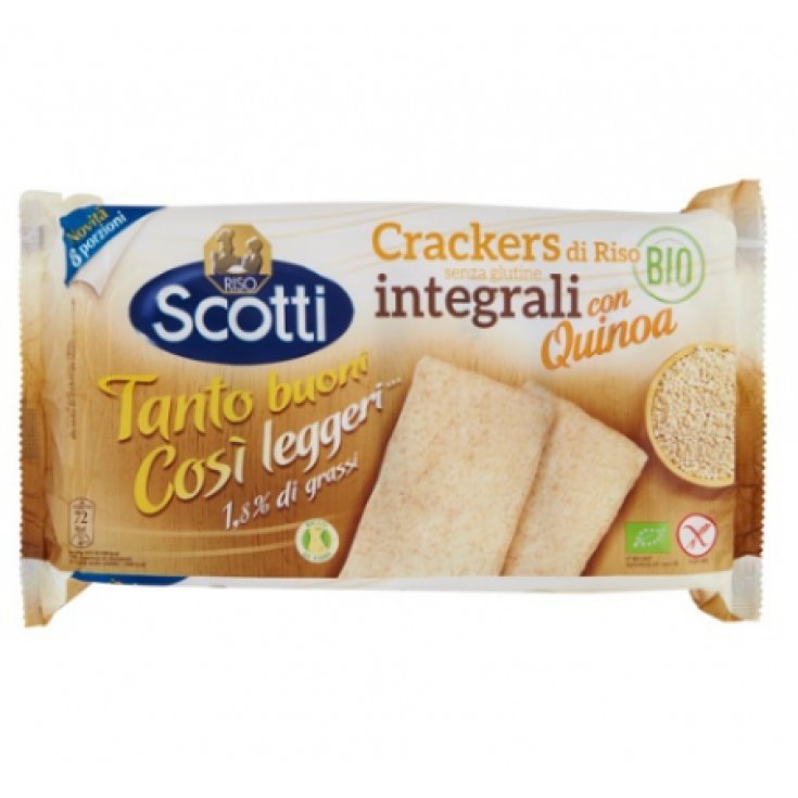 Riso Scotti Crackers Di Riso Integrali Con Quinoa Biologico 160g