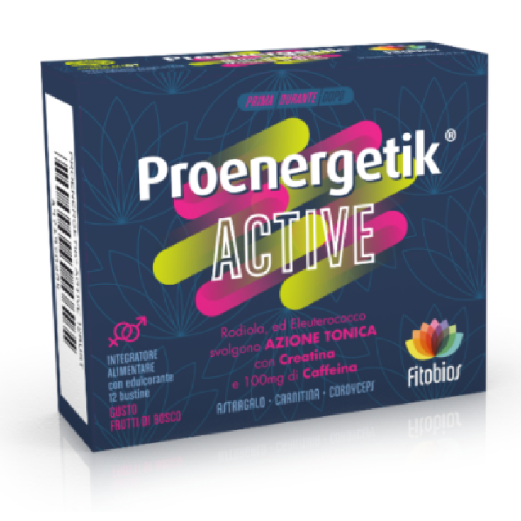 Fitobios Proenergetik Complément Alimentaire Actif 12 Sachets De 60g