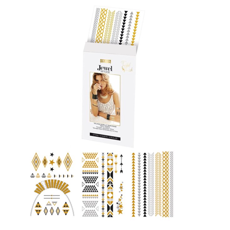 Pupa Jewel Tattoo Bijou Swarovski Tatouages temporaires 02