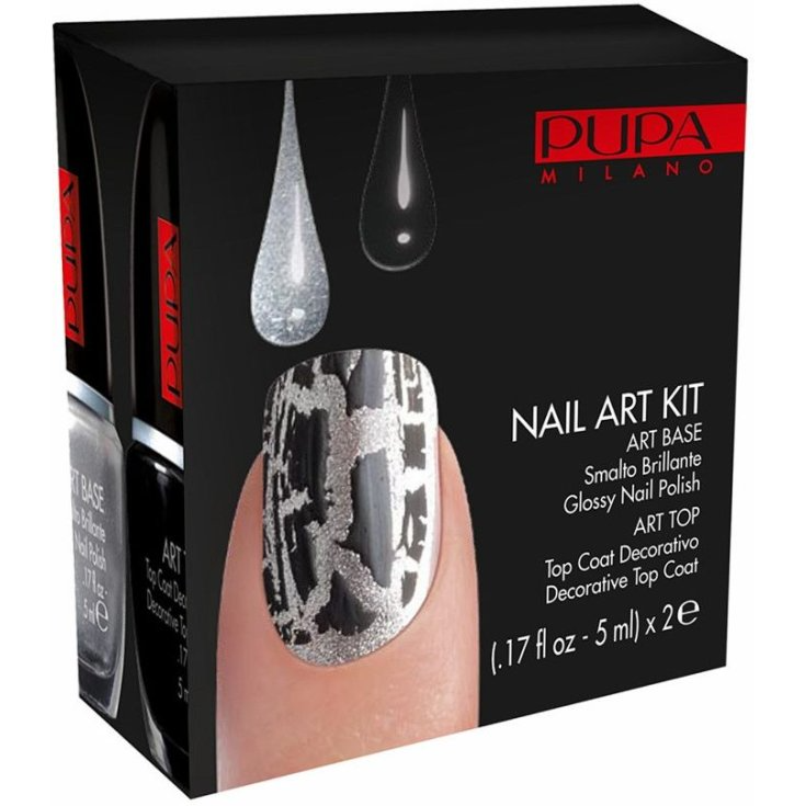 @PUPA NAIL ART KIT GRIS ARGENT V.94