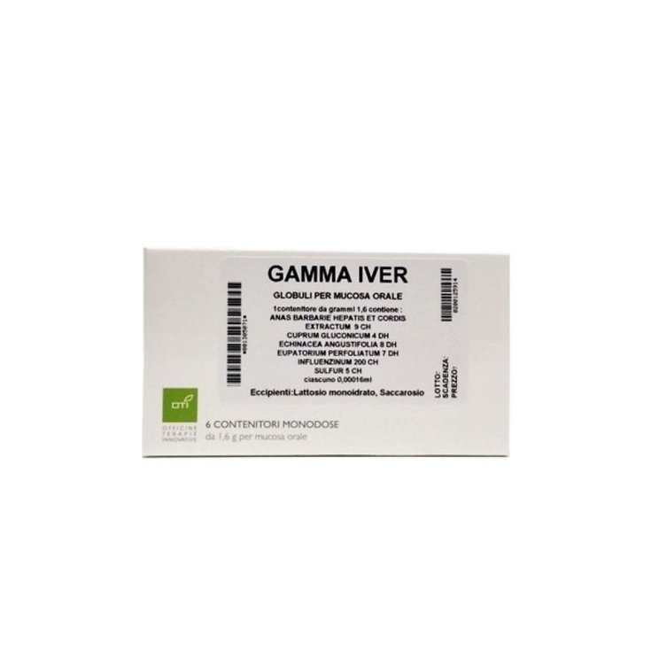 Oti Gamma Iver Remède Homéopathique En 6 Ampoules Cellules Sanguines