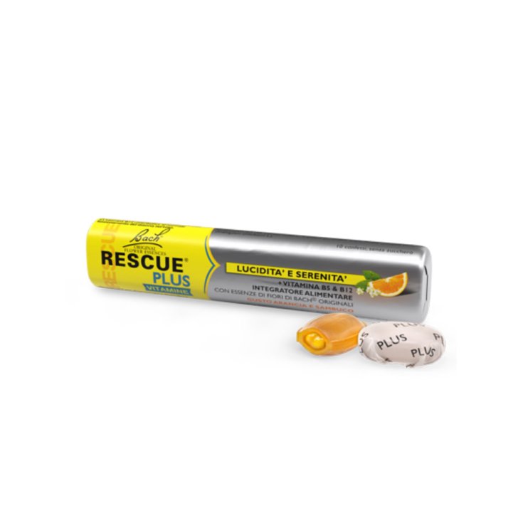 Bach Rescue Plus Confettis Aux Vitamines Goût Orange Sureau 10 Confettis