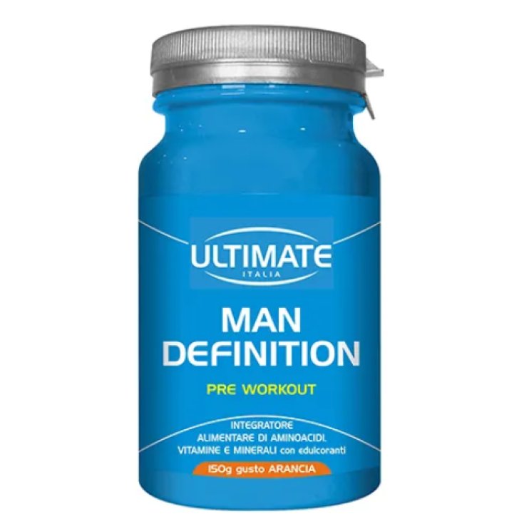 Ultimate Man Definition Complément Alimentaire Pré-entraînement Orange 150g