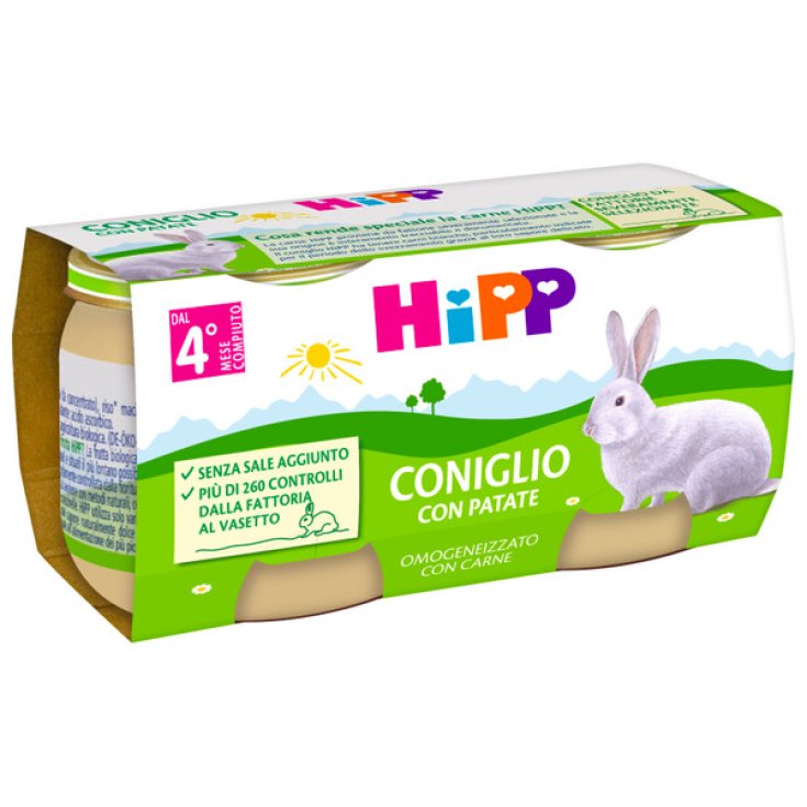 HiPP Lapin Bio aux Pommes de Terre 2x80g